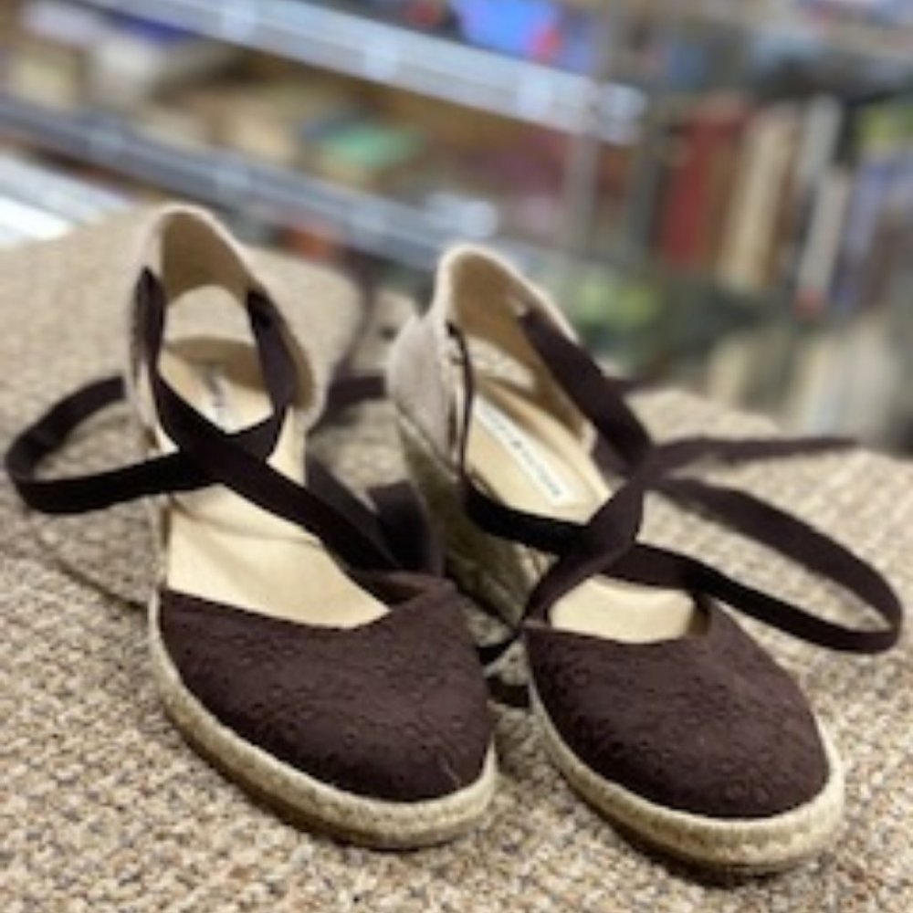 Tommy Hilfiger Tie Up Espadrille Wedges